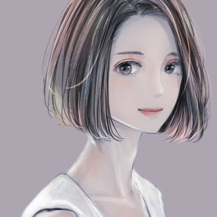 女の子イラスト20 ミカスケのお絵描き